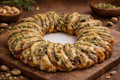 Kohupiima-pistaatsiakringel